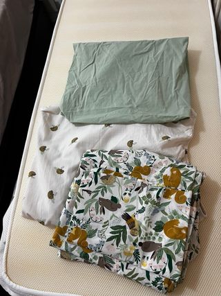 Colchon cuna bebé 120 x 60 con accesorios