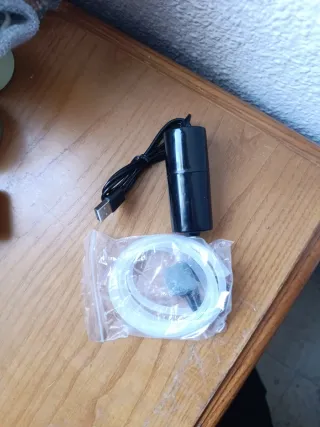 Bomba de acuario USB con piedra difusora