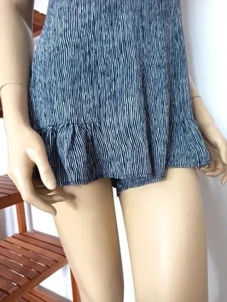 Mono corto Mango rayas azul Talla S