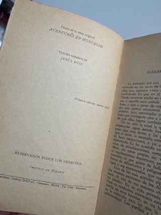 Libro: Aventuras en la montaña de Henry Bordeaux