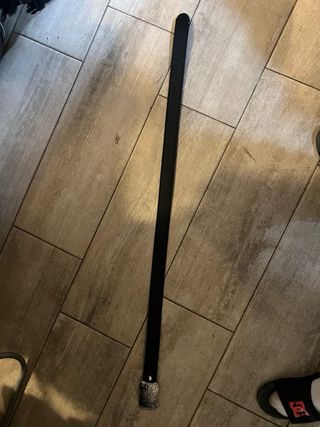 Cinturón Cuero Negro Hebilla Plateada