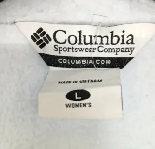 Chaqueta Polar Columbia Talla L Celeste