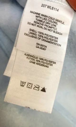 Chaqueta Polar Columbia Talla L Celeste