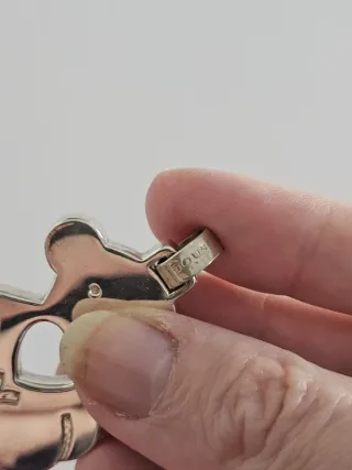 Colgante Tous Oso Corazón Plata