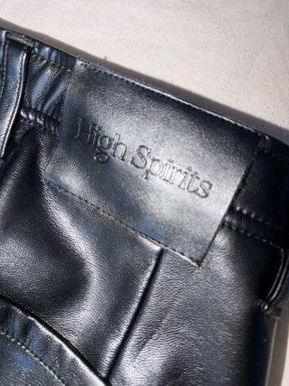 Pantalón cuero acampanado High Spirit T.34