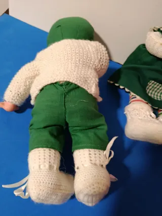 Muñecos antiguos chupa dedo