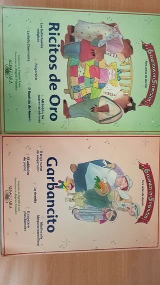 Lote 4 Libros "6 cuentos en 5 minutos" - Alfaguara