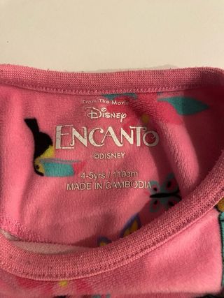 Pijama Niña Encanto Primark 4-5 Años