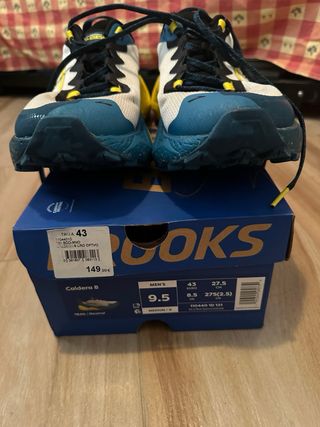 Zapatillas Brooks Caldera 8 Azul/Blanco/Amarillo