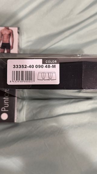 Pack 2 Boxer Punto Blanco Negros talla 48