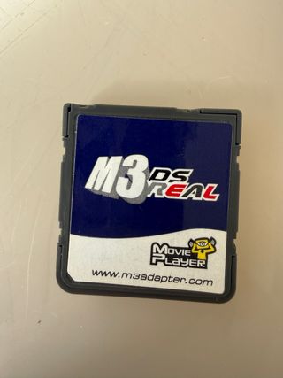Adaptador M3 DS REAL + Tarjeta 2GB MicroSD
