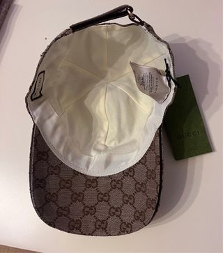 Gorra Gucci GG Supreme Marrón Unisex