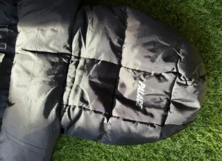 Abrigo Palace Negro Nuevo con Etiquetas