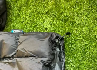 Abrigo Palace Negro Nuevo con Etiquetas