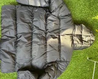 Abrigo Palace Negro Nuevo con Etiquetas