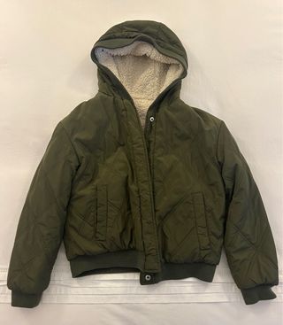 Abrigo reversible zara borreguito