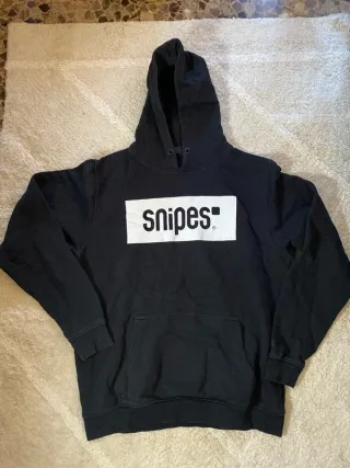 Sudadera Snipes Negra Blanca Retro