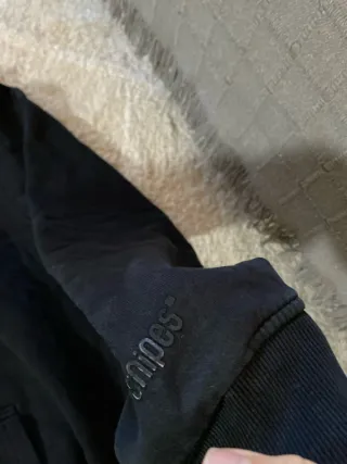 Sudadera Snipes Negra Blanca Retro