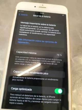 iPhone 6s Plus Dorado/Plateado