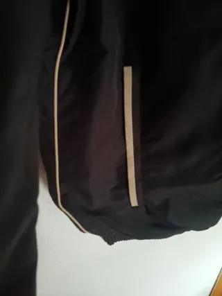 Chaqueta negra y beige vintage hombre sin estrenar