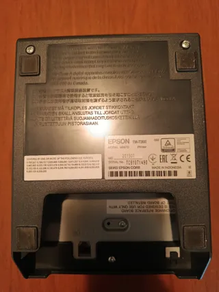 Impresora de Tickets Epson Negra/Gris