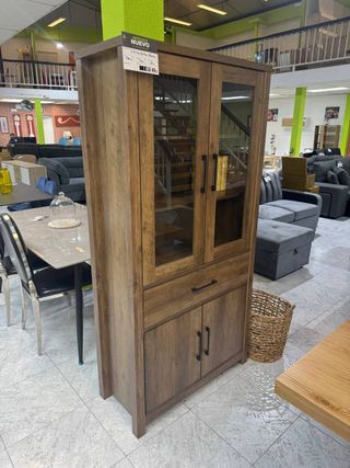 Vitrina Moderna 2 Puertas y Cajones ¡A ESTRENAR!
