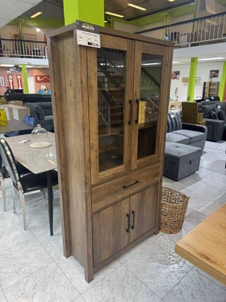 Aparador Vitrina Salón 2 Puertas y Cajones NUEVO
