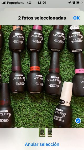 Lote de (20) esmaltes semi Faby veganos