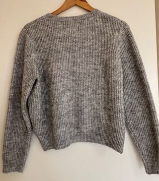 Jersey Zara Gris con Pedrería