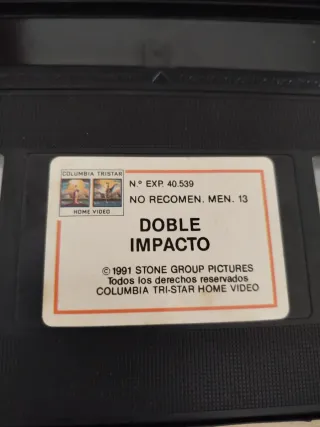 Lote 2 Películas VHS Van Damme