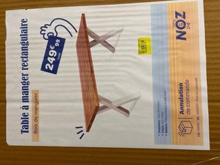 Mesa Comedor Madera y Metal X-Loft