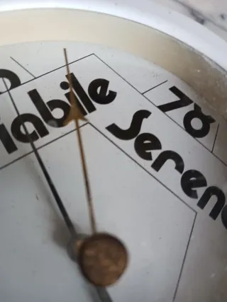 Barometro Konus Metallo Laccato Diametro 15cm