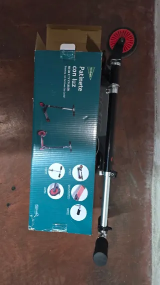 Patinete Plegable con Luz LED