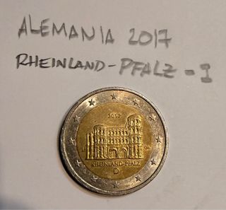 Moneda Alemania 2017 Rin-Palatinado