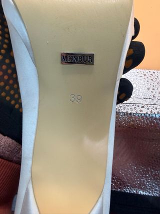 Zapatos de Novia Menbur Talla 39