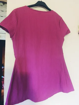 Camiseta premamá rosa