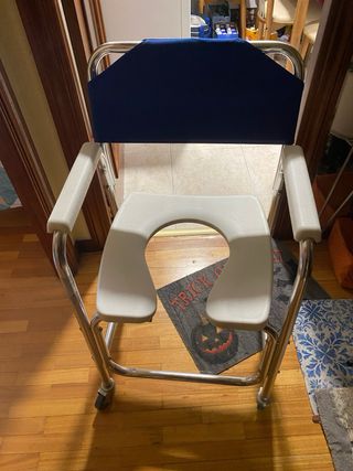 Silla de ducha con ruedas