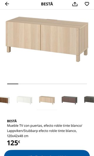 Mueble Ikea Besta Blanco