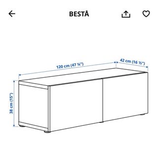 Mueble Ikea Besta Blanco