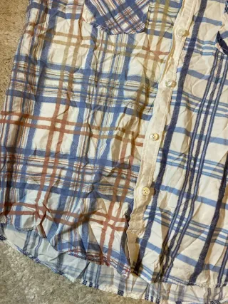 Camisa Desigual manga corta cuadros