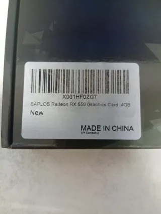 Radeon RX 550 4GB GDDR5 Low Profile