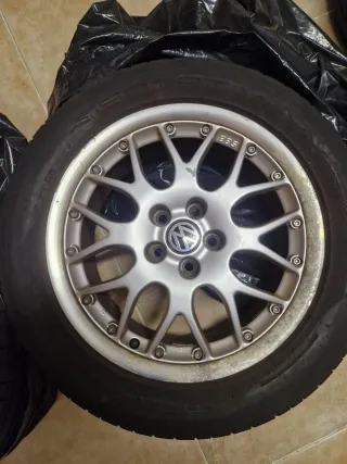 4 LLANTAS 16" //BBS RS-771//20 ANIVERSARIO VW GOLF