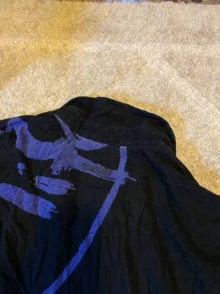 Polo Desigual manga larga negro y gris