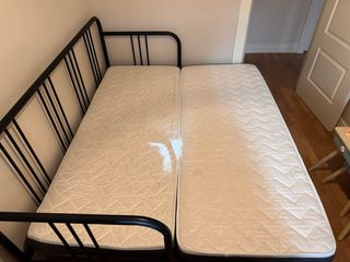 Estructura Cama Acero Negro SIN Colchón