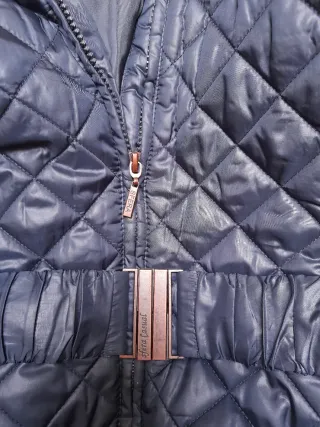 Plumífero cuello doble SFERA azul