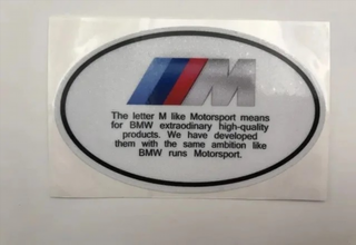 VINILO PEGATINA BMW /// OVAL
