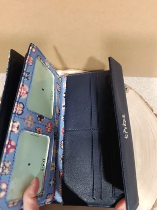 Cartera Tous azul y multicolor