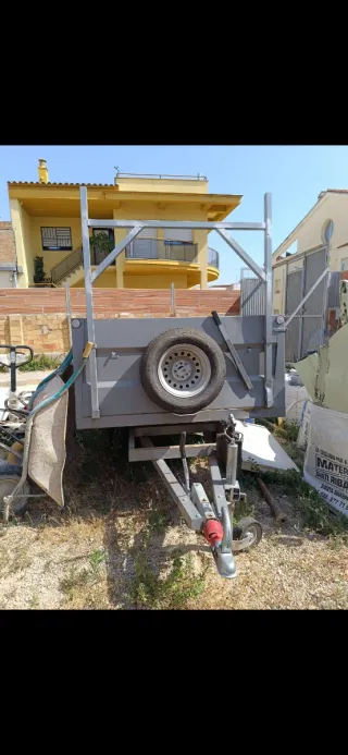 Remolque hidraulico homologado, un eje