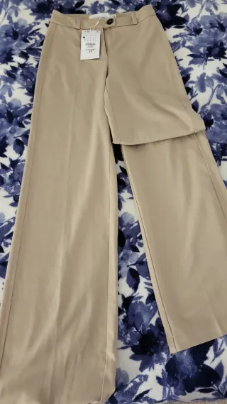 Vestido étnico, vestido beige  de punto