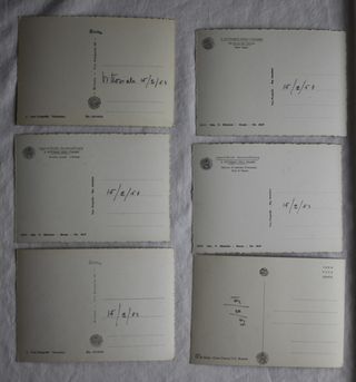 N. 6 CARTOLINE VITTORIALE DEGLI ITALIANI 1953